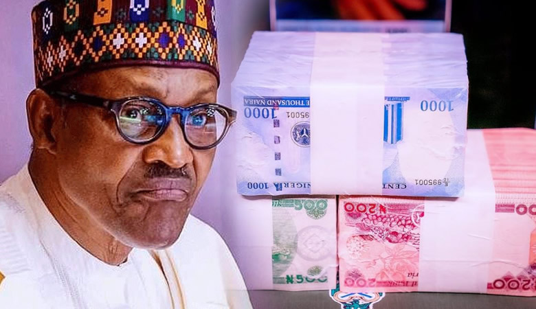 Buhari and new naira notes